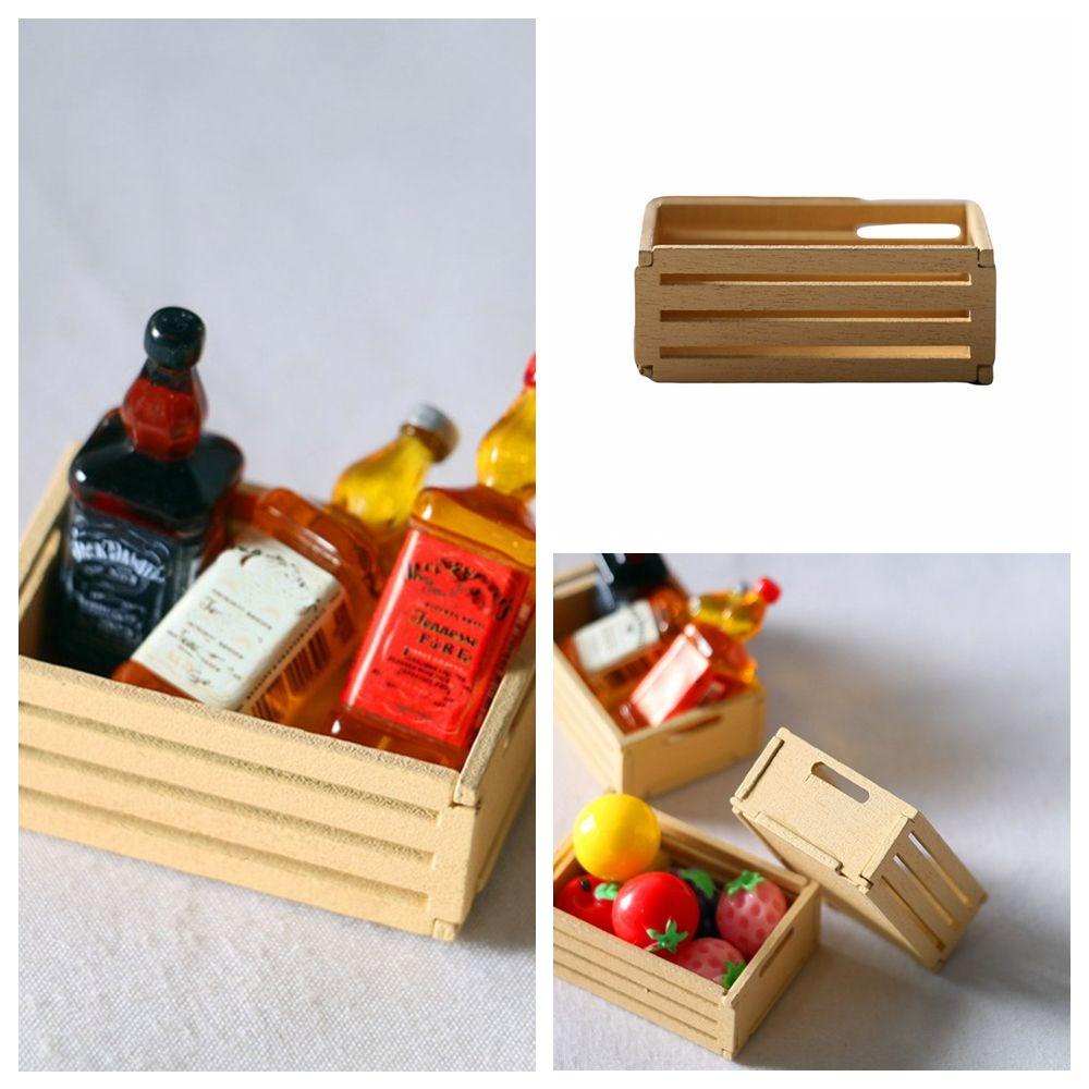 RAINBOW Set 4 Mô Hình Khung Gỗ Mini Trang Trí Tiểu Cảnh