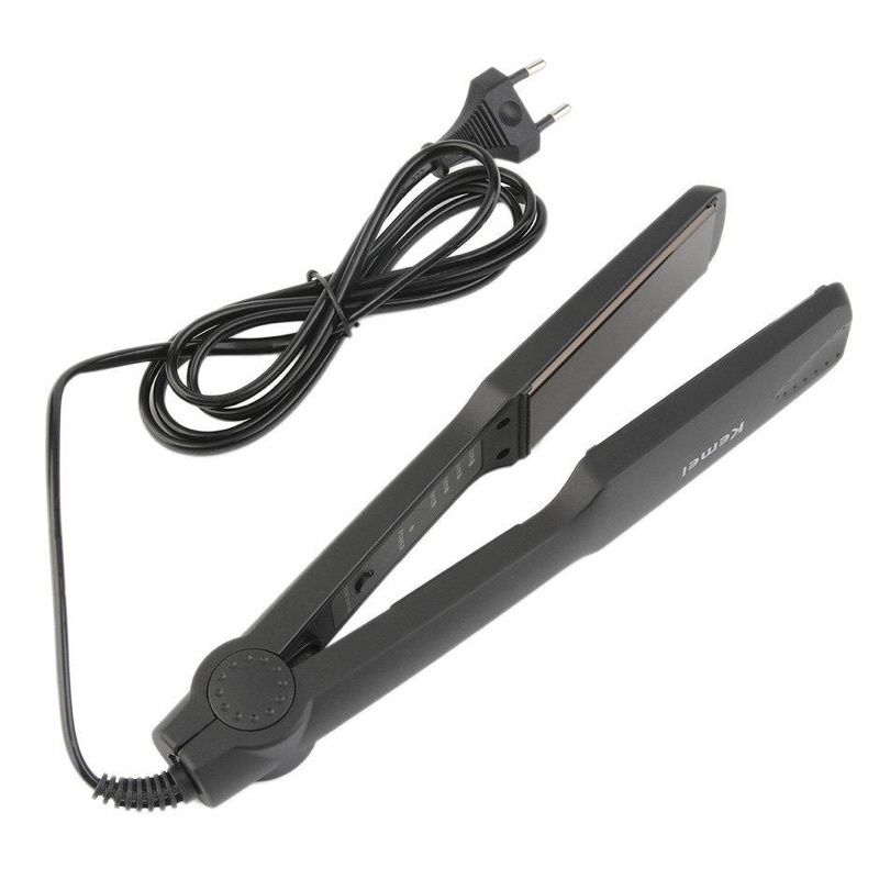 Máy là tóc bản to 4 mức nhiệt kemei 329 máy là tóc chuyên nghiệp