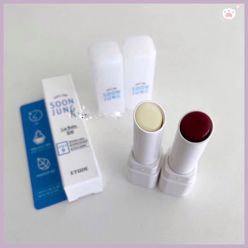 [Có bill]Son dưỡng Etude House Soon Jung lip balm