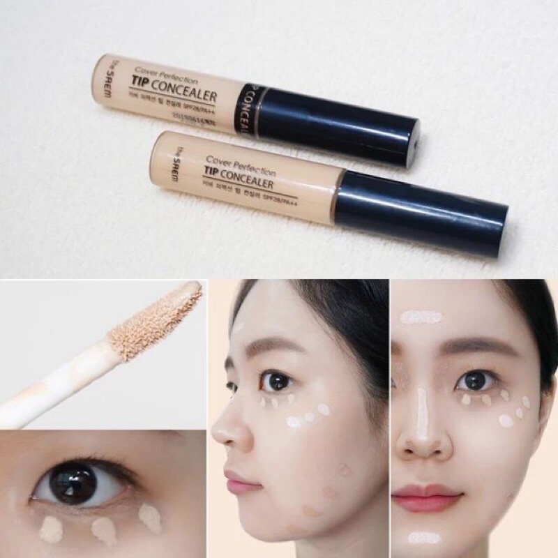 Kem Che Khuyết Điểm The Seam Cover Perfection Tip Concealer SPF28 PA++ 6.5g