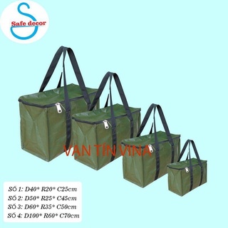 Túi bạt đựng đồ xanh riêu safe - xr402025