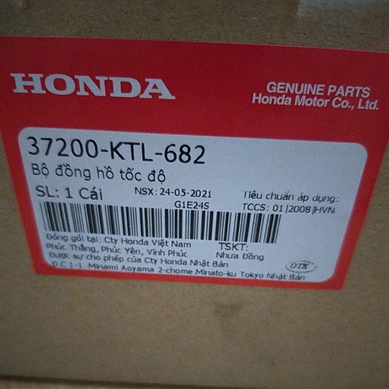 Đồng hồ tốc độ wave A , S 100 Mã: 37200-KTaL- 682- chính hãng honda (-10%)