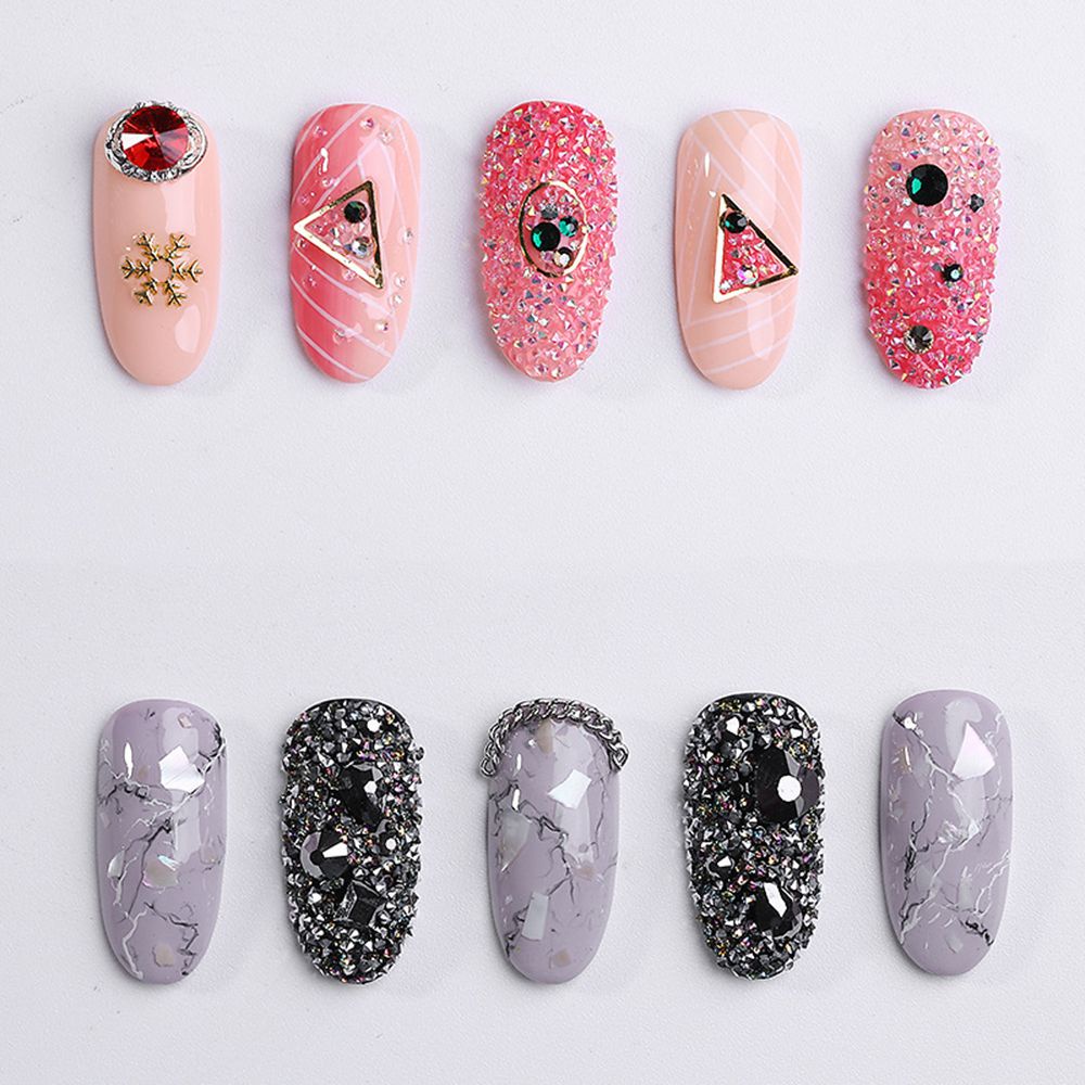 [Hàng mới về] Kim cương giả trang trí móng tay nghệ thuật lấp lánh sành điệu