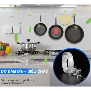 Băng Dính 2 Mặt Dán Siêu Chắc Có Thể Tái Sử Dụng Và Dễ Gỡ