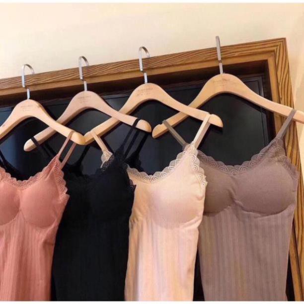 Áo Bra 2 Dây Dáng Dài Chất Mềm Mịn.*