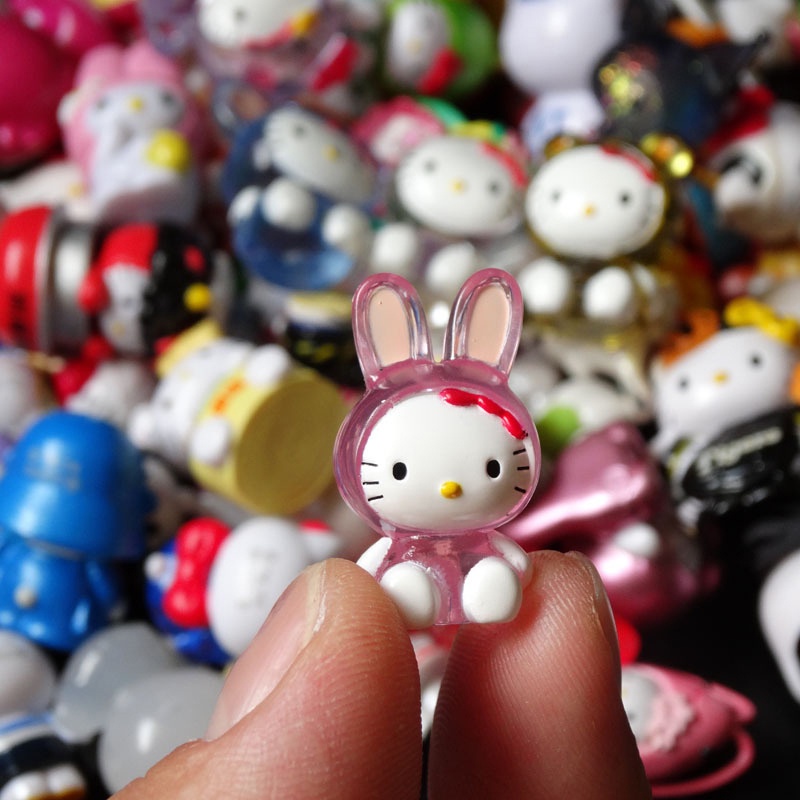 Set 10 mô hình nhân vật Hello Kitty dễ thương