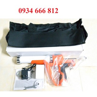 Máy bắn keo silicon dùng pin 12V có 2 pin đi kèm