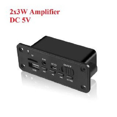 Mạch phát Bluetooth,FM,AUX,USB,TF 2 loa 3W (JQ-D077BT)