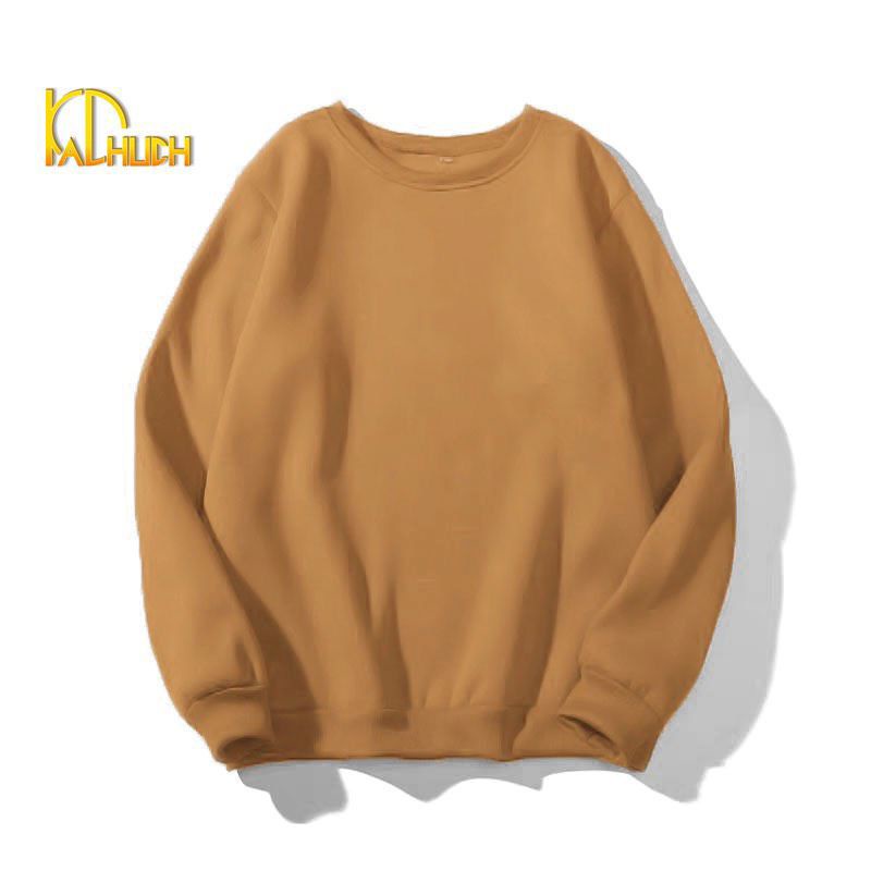 Áo Sweater Nỉ Trơn Màu Nâu Cafe Nam Nữ Unisex, Form Rộng Chất Nỉ Bông Cao Cấp size 35-70kg