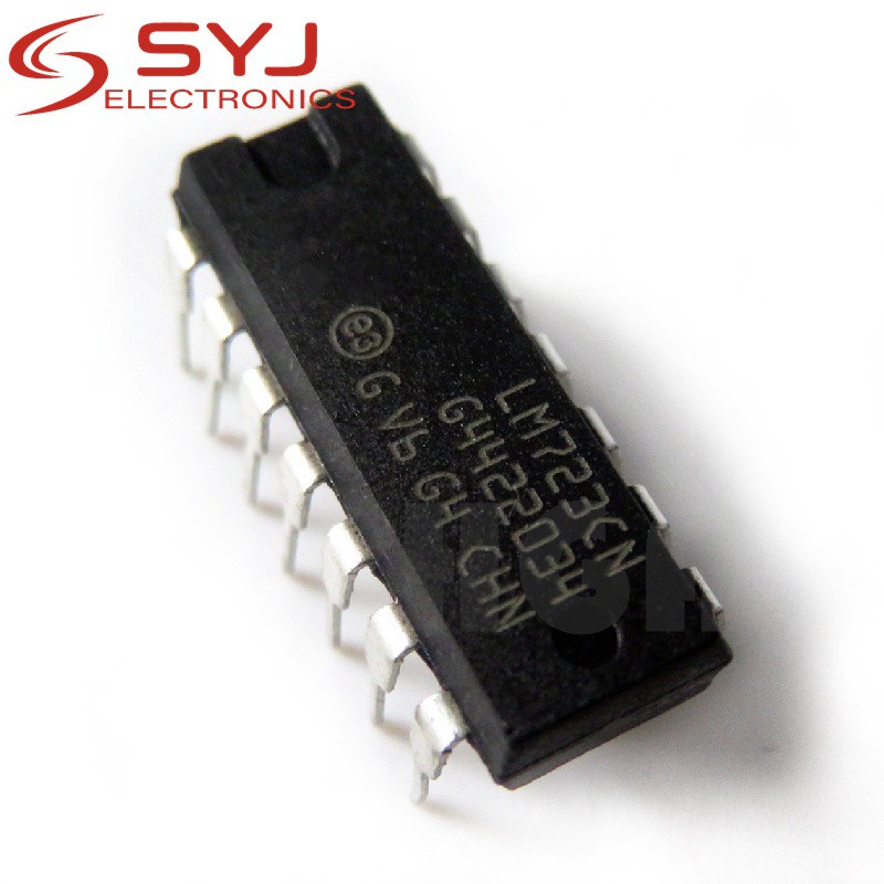10 cái / lốc LM723CN LM723 DIP Adj. IC điều chỉnh điện áp 2-37V 150mA Mới trong