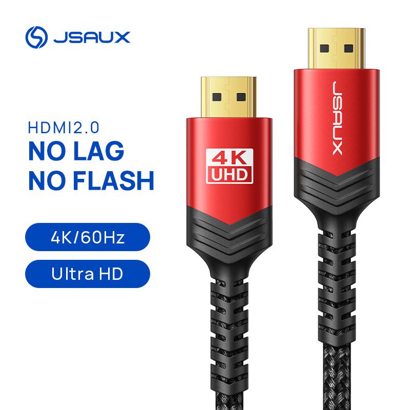 Dây HDMI JSAUX đầu tốc độ cao 4k 60hz 18gbps