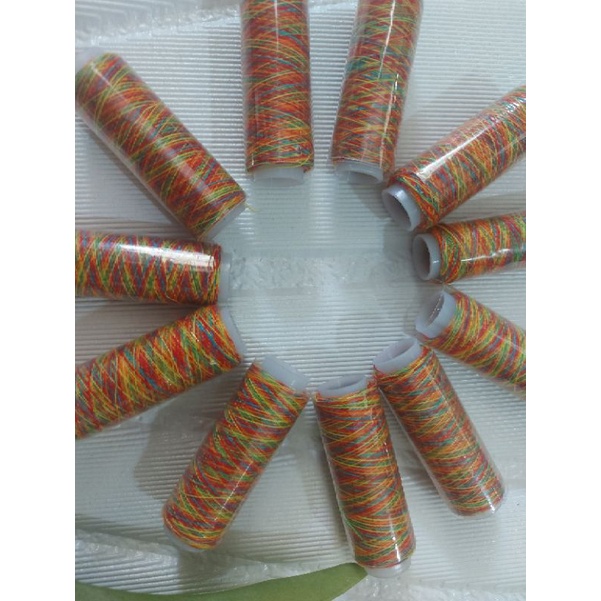 Chỉ Thêu Nhiều Màu- Dành Cho Máy May Gia Đinh-Chỉ Đẹp Lắm Ạ