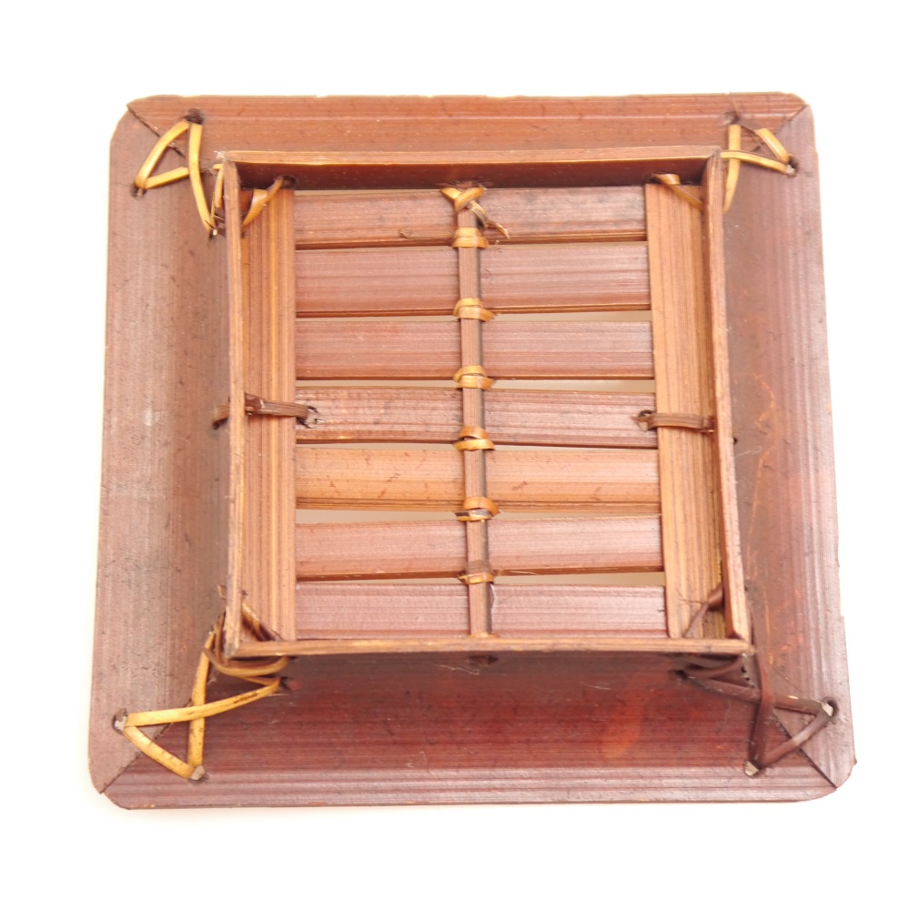 Khay tre l Đĩa tre vuông kiểu nhật