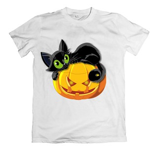 Áo thun in hình Mèo haloween
