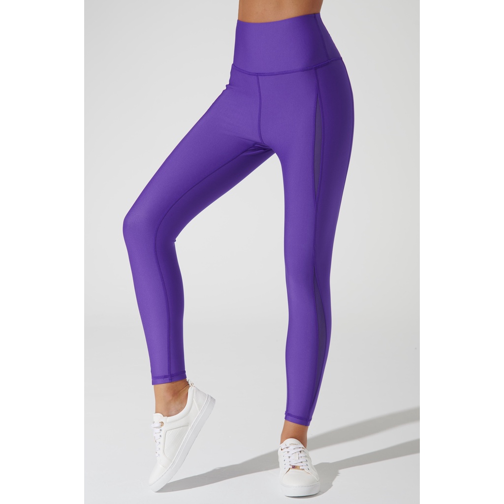 OLABEN Quần tập yoga gym phối lưới Clarita Mesh Legging