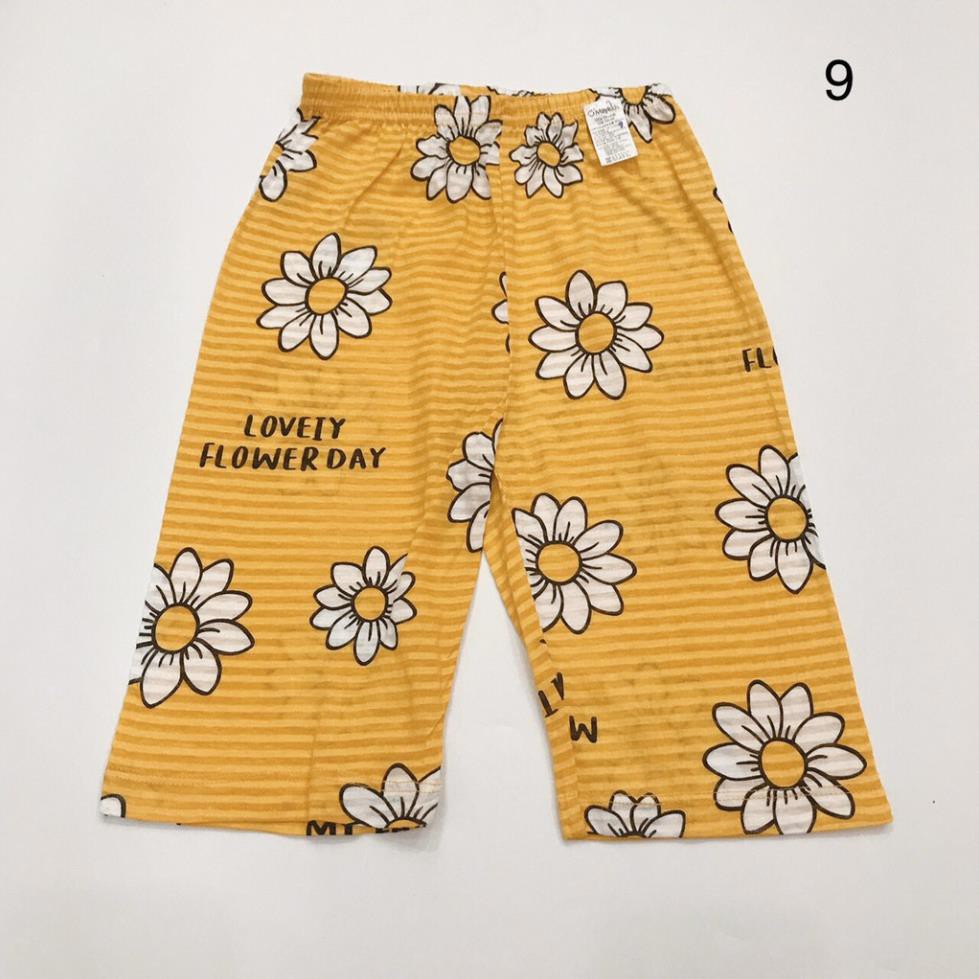 [Organic cotton] Quần lửng cotton giấy May-kids xuất Hàn size 130 (22-26kg)