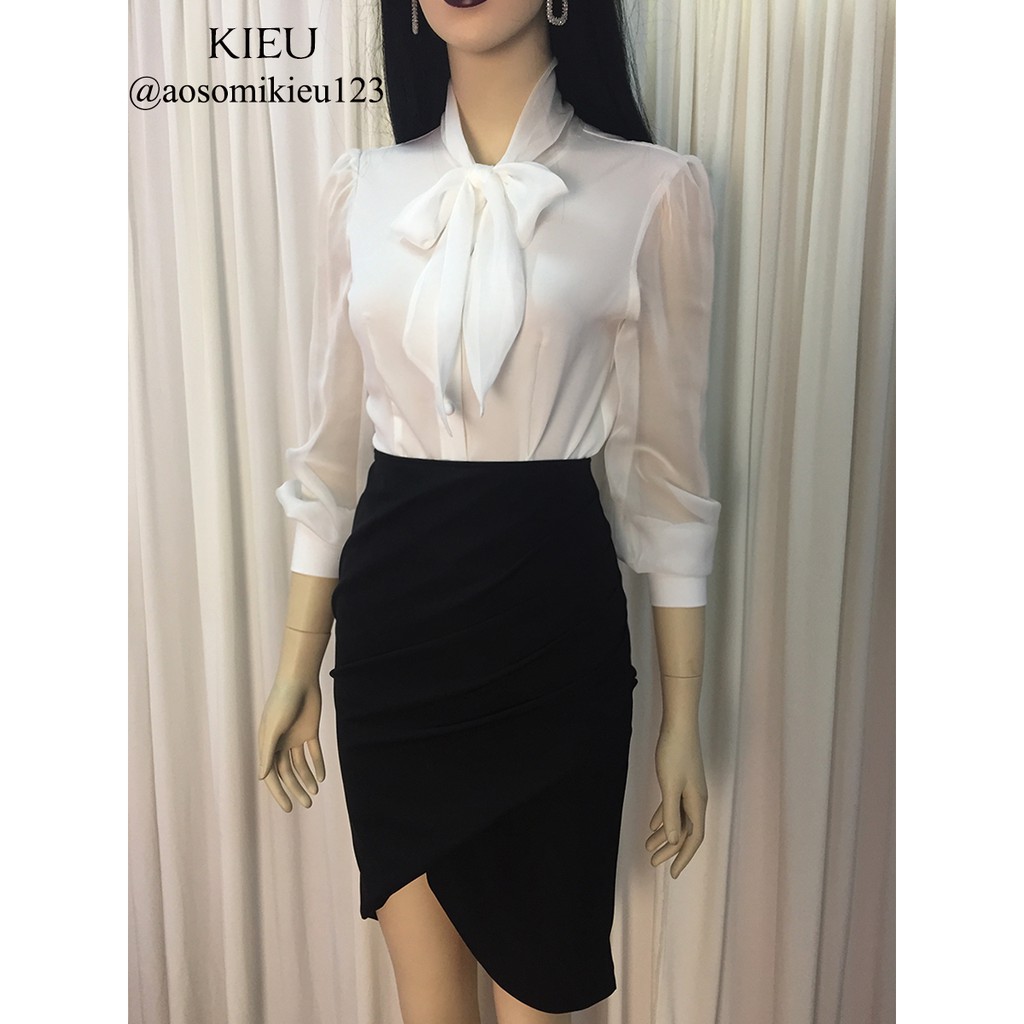 Áo Sơ Mi Trắng Nữ 💖10 kiểu💖 Áo trắng nữ công sở dài tay | BigBuy360 - bigbuy360.vn