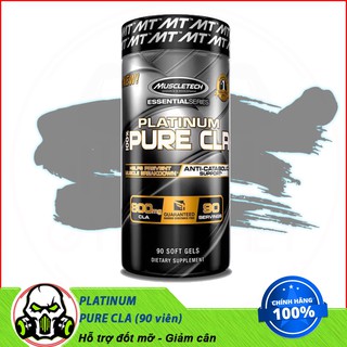 Viên Uống Hỗ Trợ Giảm Cân Giảm Mỡ An Toàn Không Chất Kích Thích CLA Muscletech Platinum 100% Pure Cla 90 Viên Từ Mỹ