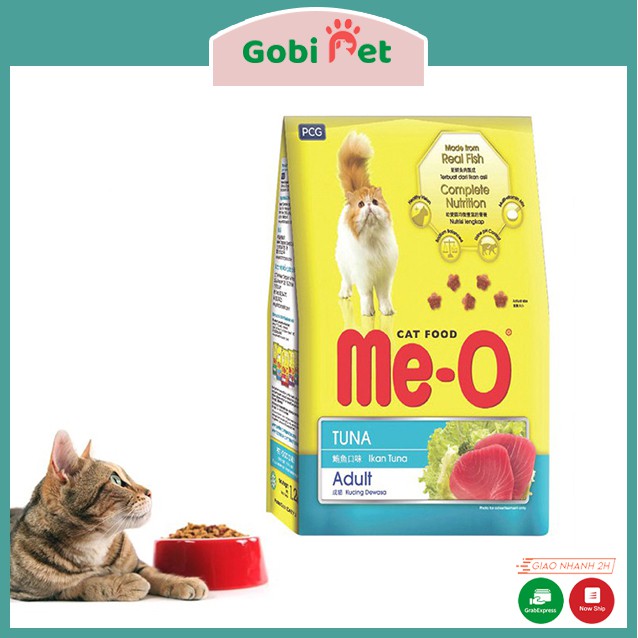  Thức ăn hạt cho mèo lớn Me-O túi 350g bổ sung vitamin cho mèo - Gobi Pet