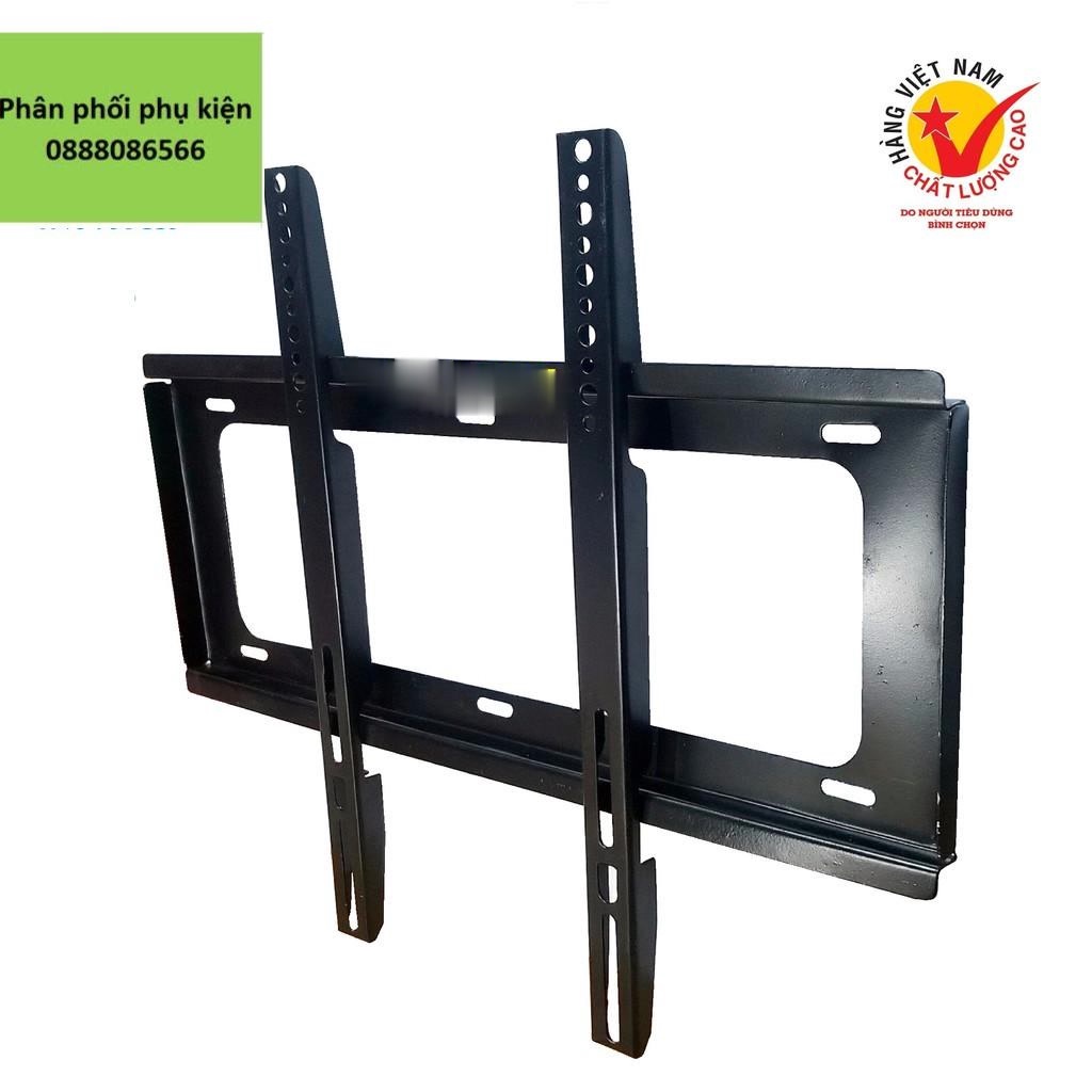 Giá treo tivi, kệ treo tivi, khung treo tivi thẳng tường dày đẹp cho mọi hãng tivi từ 14inch-65inch