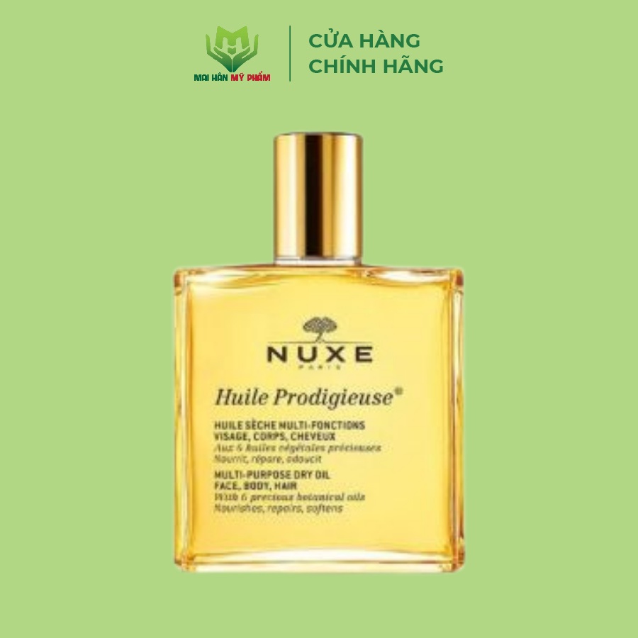 [Hàng tặng không bán] Dầu khô đa năng (dưỡng da &amp; tóc) Nuxe Huile Prodigieuse Multi-Purpose Dry Oil 2ml