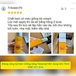 KEM CHỐNG NẮNG TENAMYD