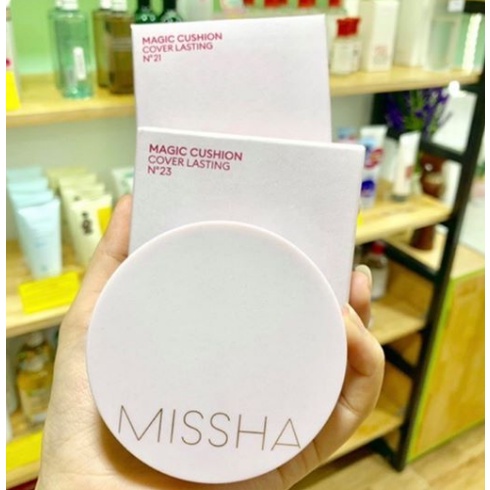 Phấn nước Missha Magic Cushion dòng Cover Lasting SPF 50+ PA+++