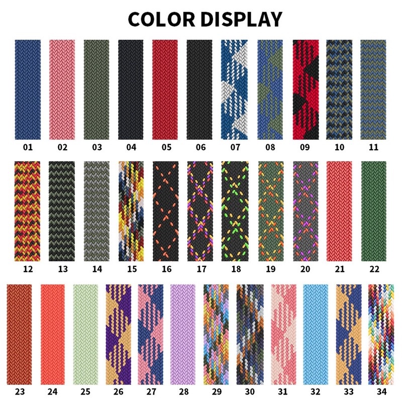 Dây Đeo Đồng Hồ Dạng Bện Co Giãn 44mm 40mm 41mm 45mm Series 7 6 5 4 3 2 1 42mm 38mm