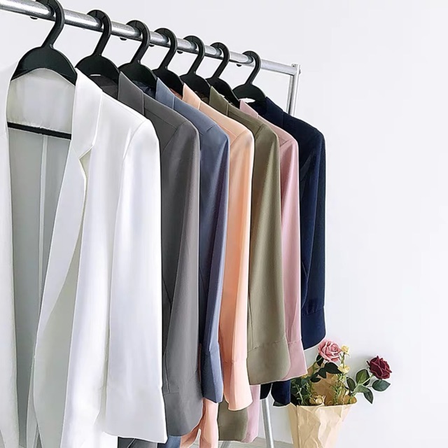 ( Ảnh thật ) Áo Blazer Hàn Quốc đẹp, mỏng thiết kế mặc mùa hè thu