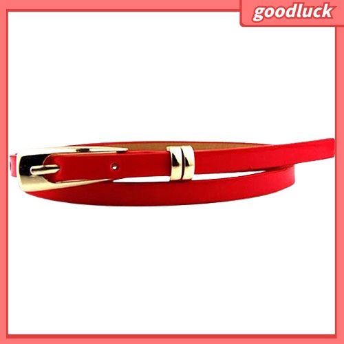 Dây Nịt Nữ, Giả Da, Bản Hẹp