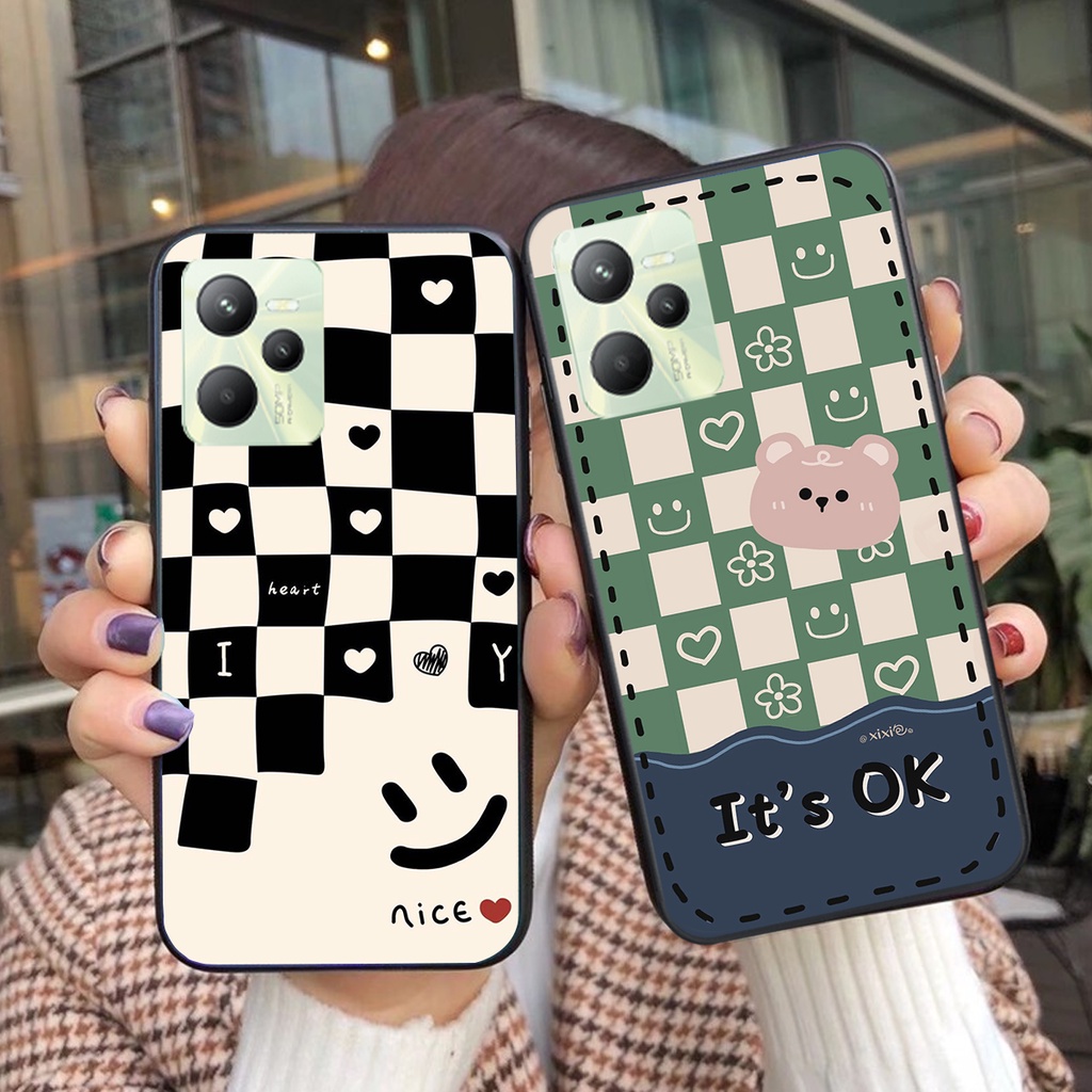 Ốp lưng Oppo Realme C35 - Oppo A36 - Oppo A76 - Realme 9i gấu bearbrick in hình thể thao cá tính,siêu cute