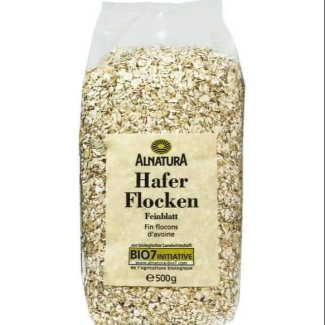 Hạt yến mạch Hafer Flocken Đức 500g