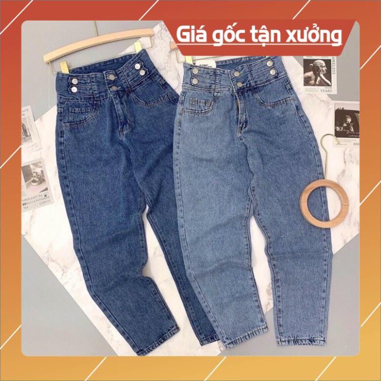 Quần bò baggy nữ đẹp quần jean baggy nữ quần jeans nữ lưng cao chất bò cao cấp Hot 2021 - HAPONO-J015 | BigBuy360 - bigbuy360.vn
