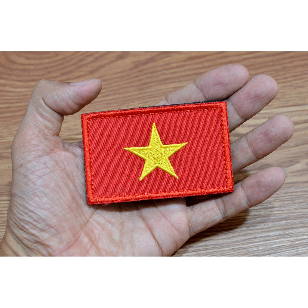 Miếng dán hình cờ các nước thêu