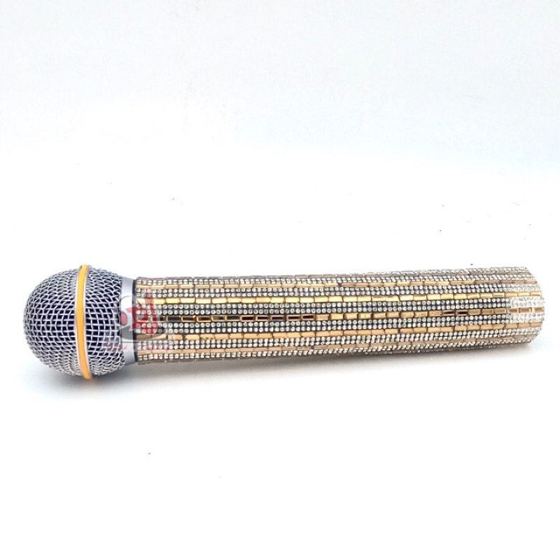 Áo mic, vỏ micro, bọc micro kim tuyến, vỏ áo mic, vỏ bọc micro, micro bolero, microphone, mic karaoke, mi rô không dây