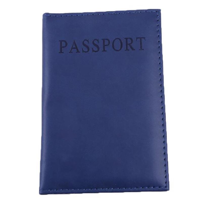 New Faux Leather Wallet Travel Passport Holder Cover ID Card Wallet Protective Sleeve