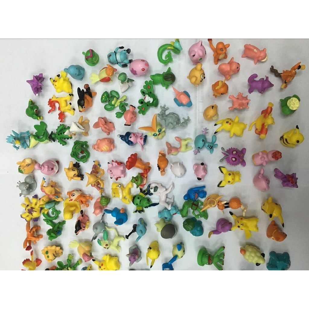 Set 24 Mô Hình Nhân Vật Pokemon 2-3cm Dễ Thương Dành Cho Các Bé
