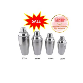 Bình SHAKE bằng inox cao cấp không gỉ dùng để pha chế cà phê, cocktail, trà sữa,....