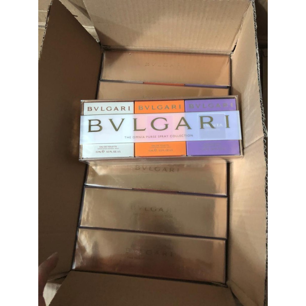 Set 3 chai nước hoa nữ BVLGARI OMNIA