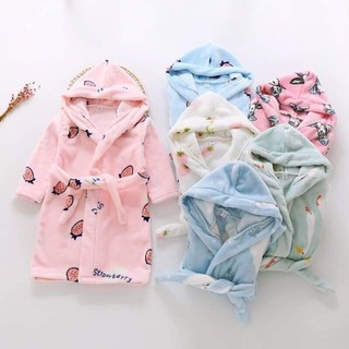 Áo Choàng Tắm Họa Tiết Cực CuTe Cho Bé (SP000844)