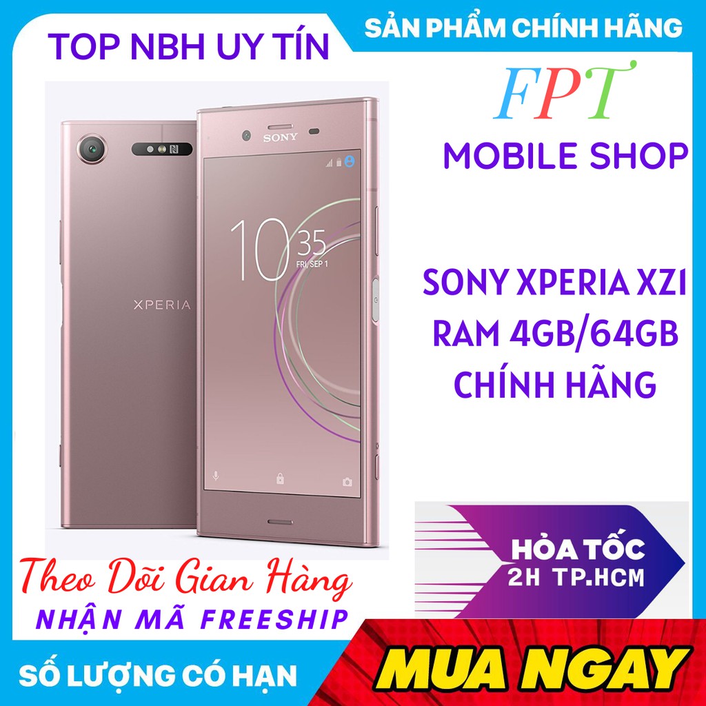 Điện Thoại Sony Xperia XZ1 Ram 4Gb/64Gb Mới Zin Cấu hình Khủng Chiến Game Mượt | BigBuy360 - bigbuy360.vn