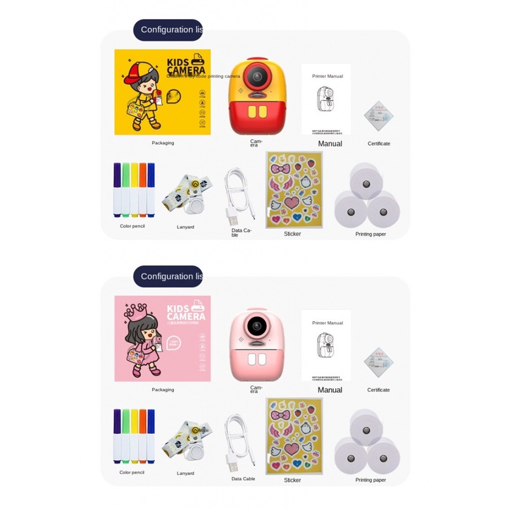 ✨Cổ Phiếu Sẵn Sàng✨ Máy Ảnh Kỹ Thuật Số mini HD Kiểu Dáng Thể Thao Độc Đáo Cho Bé