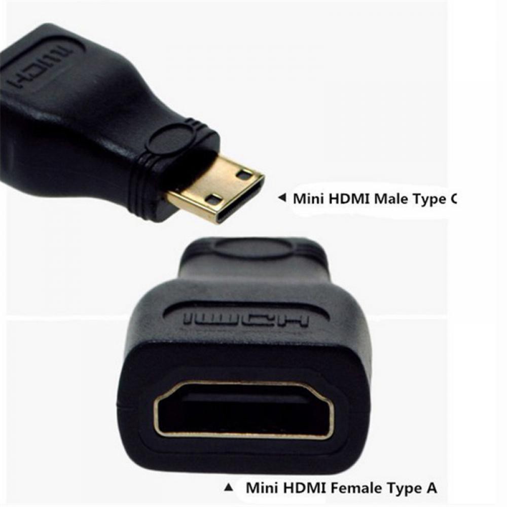 [Mã ELORDER5 giảm 10K đơn 20K] Đầu kết nối chuyển hóa HDMI Mini sang HDMI - Loại tốt