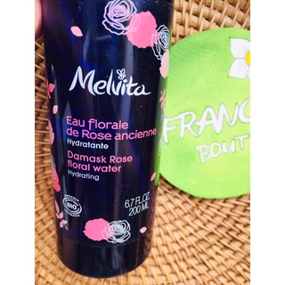Nước Hoa Hồng Melvita Pháp – Cấp Ẩm, Làm Dịu, Se Khít Lỗ Chân Lông – 100% Tự Nhiên