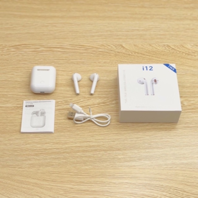 Tai nghe bluetooth i12 TWS tai nghe ko dây có cảm ứng
