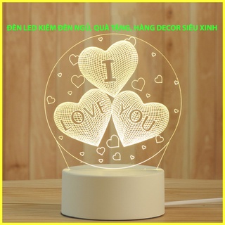 Đèn led kiêm đèn ngủ, hàng Decor siêu xinh