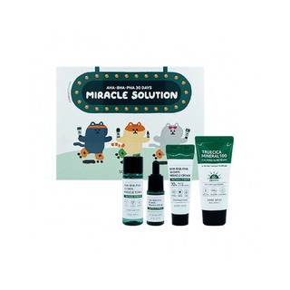Bộ Dưỡng Da Mụn Some By Mi AHA-BHA-PHA 30 Days Miracle Solution 4-Step Kit Edition
