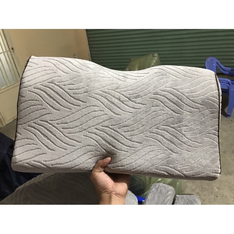 Gối Ngủ Nhật Bản Memory Pillow - Gối Cao Su Non chống mỏi cổ, ngủ nhanh, giảm đau vai gáy, ngủ ngáy