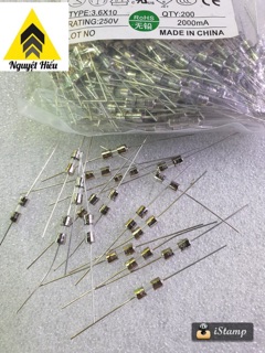 Set 10 cầu chì 3.6 x10mm
