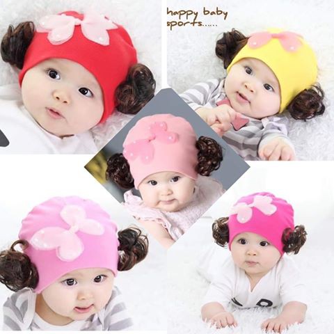 NÓN TÓC CÁNH BƯỚM DỄ THƯƠNG